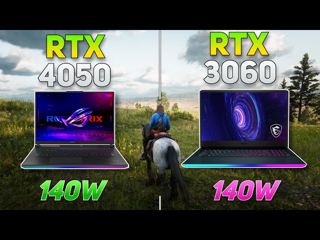 RTX 4050 Laptop vs RTX 3060 Laptop - Ray Tracing & DLSS | Test in 10 Games | with Latest Drivers