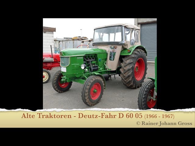 Alte Traktoren - Deutz-Fahr D 60 05 (1966 - 1967)