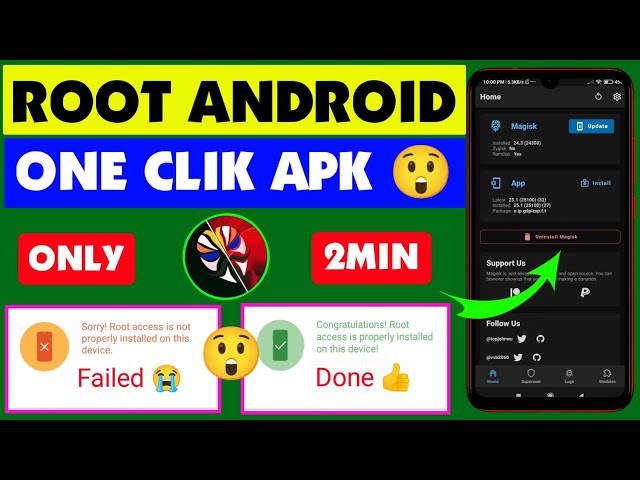 2 Min Root Any Android 🔥 Magisk Big New Update 2024 😲 No Pc Kingroot 🤟 Magisk 26.3 Github Mtkeasysu