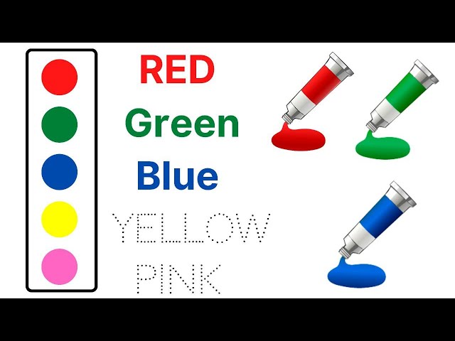 Learning Colors for toddlers | colours name with examples | class lkg ukg gk  | toppo kids