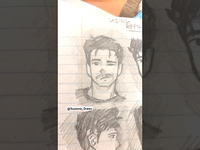 Reference Vs my drawing /suzanne_draws/ reference image is from Pinterest/pt4