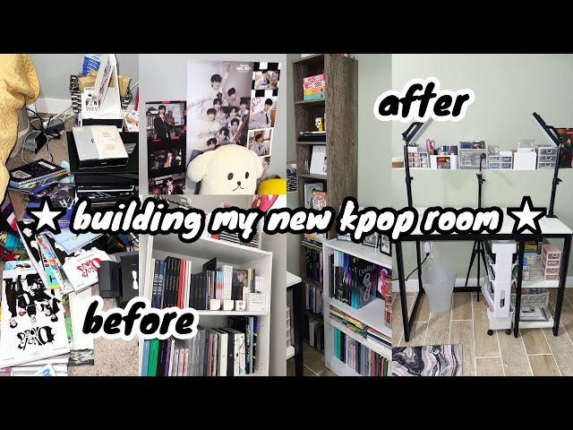 ☀︎ building my new kpop room ☀︎ a vlog ✨