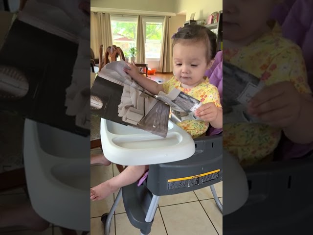 Cutest Baby READING a Magazine! 🤣 #shorts #shortvideo