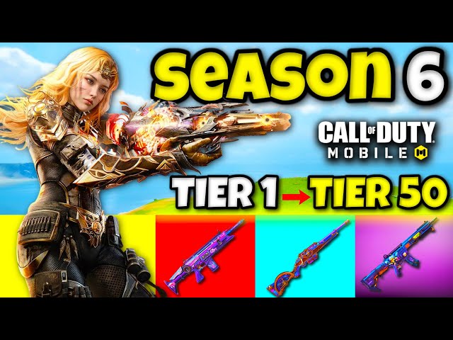 *NEW* SEASON 6 BATTLE PASS MAXED OUT in COD MOBILE 🤯