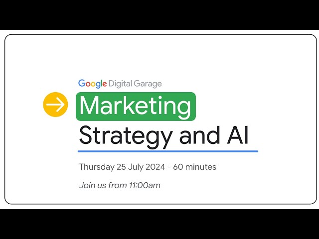 Marketing strategy and AI
