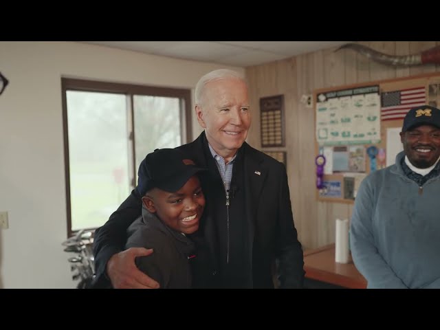 President Biden Plays Golf with Hurley and HJ in Michigan | Biden-Harris 2024