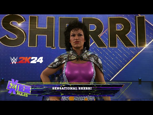WWE 2K24 - *NEW DLC UPDATE* - Sensational Sherri FULL ENTRANCE (PS5)