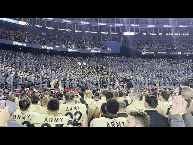 VIDEO NOW: The singing of the Army alma mater