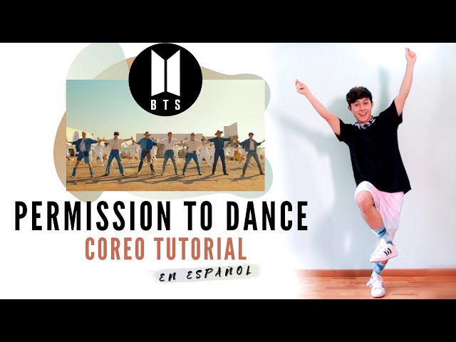 BTS 'PERMISSION TO DANCE' Coreografia Tutorial | Paso a Paso FACIL | JuanFe