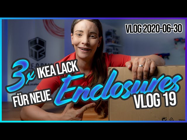 Neue IKEA LACK Tische für die Enclosures - Vlog #19 [2020-06-30]