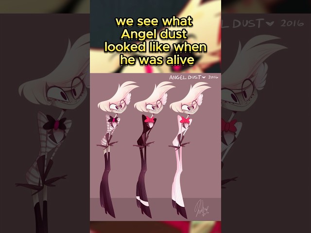 Did you know about Angel Dust's Human design in Hazbin Hotel?