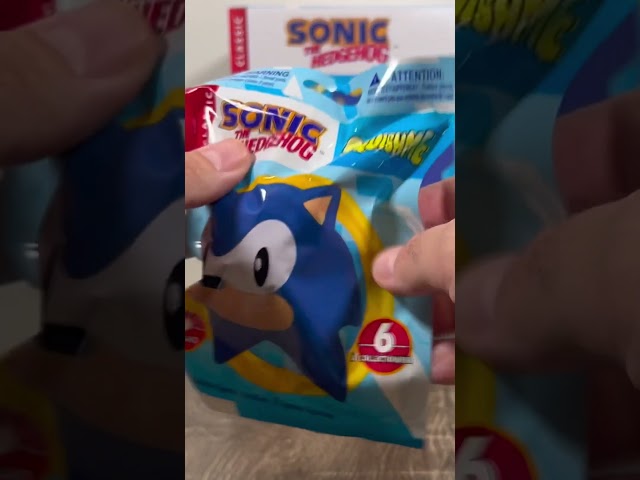 Sonic the Hedgehog SquishMe #asmr #fyp #toys #unboxing #shorts #sonic