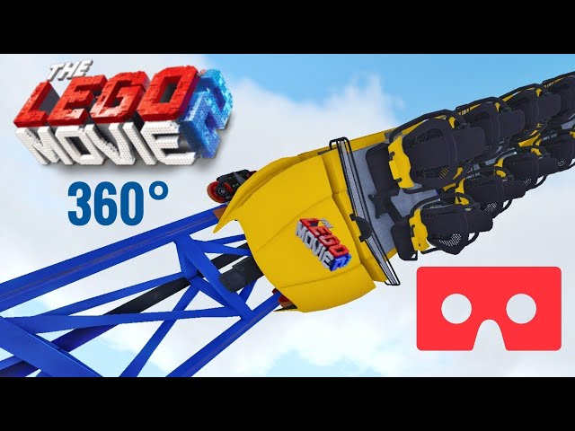 [360 video VR] Lego Movie 2 Roller Coaster Google Cardboard Star Wars
