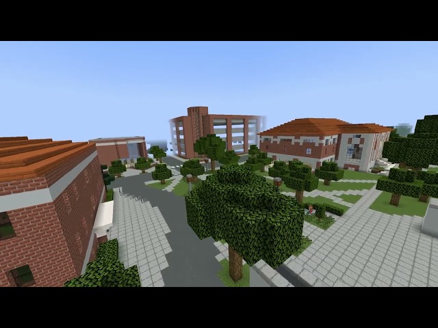 Purdue University in Minecraft - Replay Mod Flyby