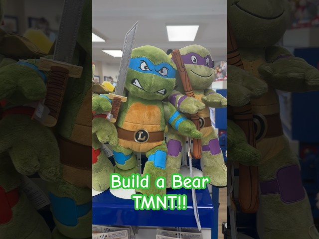 Build A Bear TMNT!!! #tmnt #mutantmayhem #teenagemutantninjaturtles #toys #plushies #buildabear