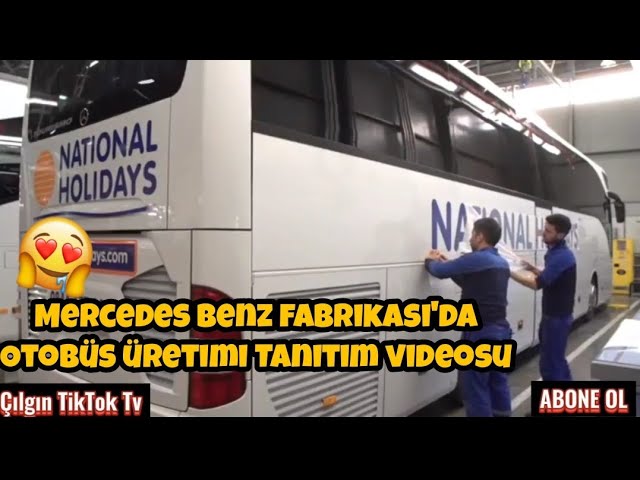 Mercedes Benz fabrikası'da Otobüs üretimi Tanıtım videosu #Travego