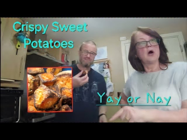 Can you make crispy Roast Sweet Potatoes and chips? #ninjacooking @ChrisTheButcher