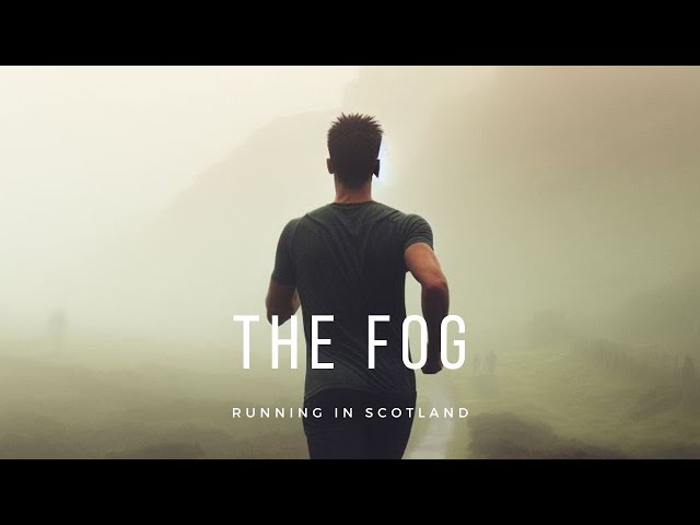 I ran a half marathon in fog | Winter running in Scotland