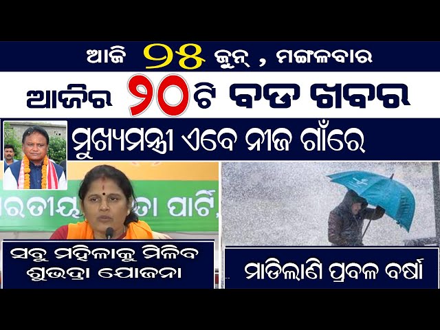 Top News Of Today | Subhadra Jojona | Odisha News Today | Odisha Samachar | 15 June 2024 | Shruti TV