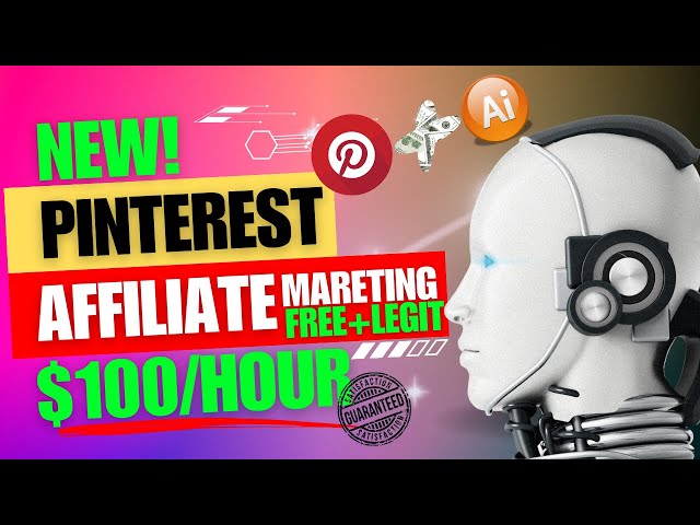 MAKE $100 Per Hour, Pinterest Affiliate Marketing 2024, Best Ways  To Make Money Online, WFH