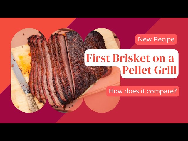 Brisket on a Pellet Grill #shorts #bbq #bbqshorts #barbecue #brisket