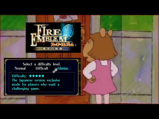 That mode can't stop me, cause I can't read Japanese! FE9 Maniac Mode Iron Man