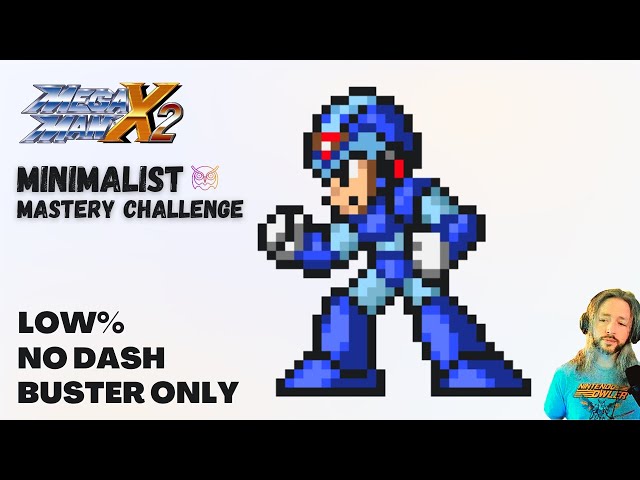 Mega Man X2 Minimalist Mastery: No Dash, Buster Only, No Upgrades (w timestamps)