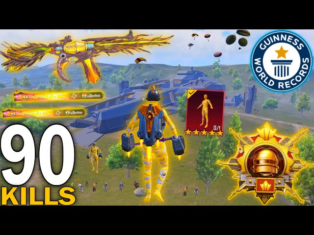 90 KILLS!!😱 IN 3 MATCHES NEW WORLD RECORD With YELLOW MUMMY 😍SAMSUNG A5,A6,A7,A8,J4,J5,J6,J7,XS