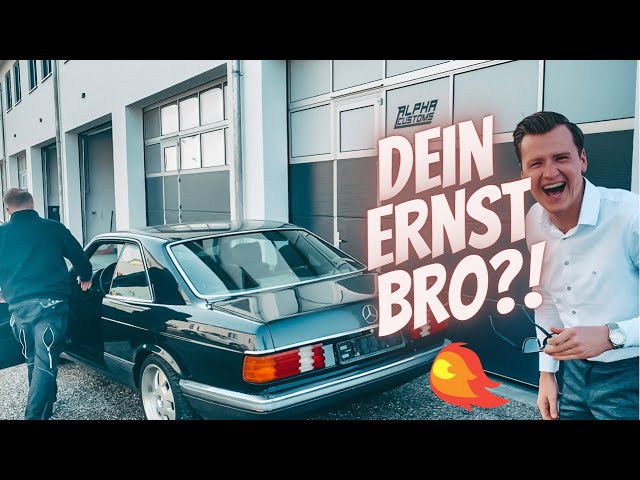Warum du deinen V8 Benz NICHT straightpipen solltest? Einfach ÜBERTRIEBEN! | Mercedes 560SEC Auspuff