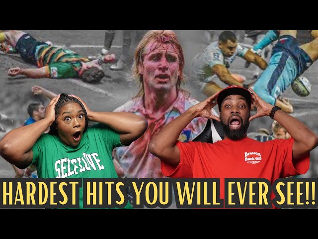 HARDEST HITS You Will Ever See | Rugby is BRUTAL |Big Hits, Bump Offs & Tackles | Asia and BJ React
