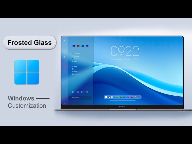 Windows Frosted Glass Theme V6