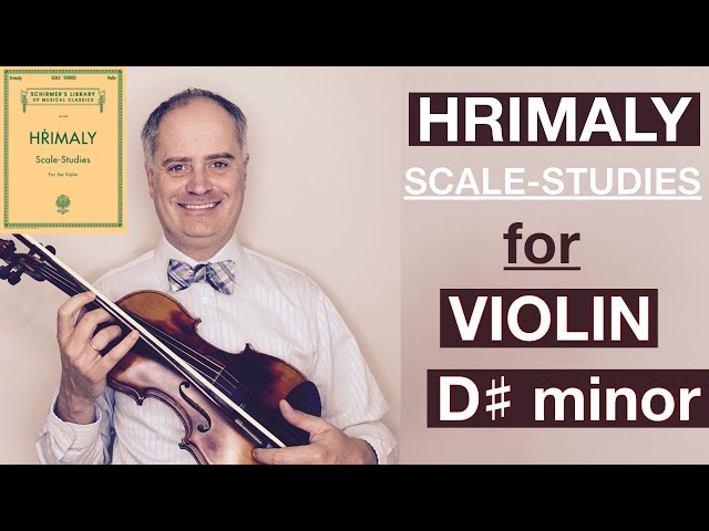 J. Hrimaly Scale-Studies for the violin - D sharp minor