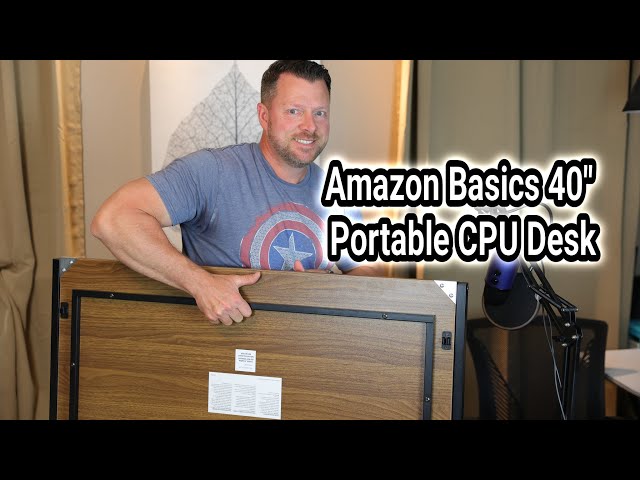 Amazon Basics 40 inch Multipurpose Foldable Computer Study Desk