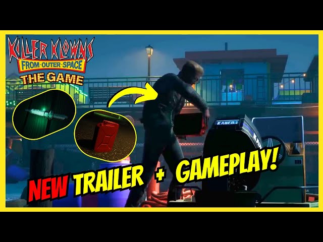 NEW TRAILER and NEW GAMEPLAY | Killer Klowns from Outer Space: The Game
