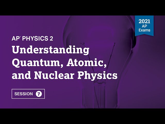 2021 Live Review 7 | AP Physics 2 | Understanding Quantum, Atomic, and Nuclear Physics