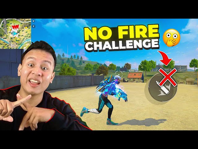 Free Fire But I Can't Fire 🤔 No Fire Button Challenge 😎 Tonde Gamer