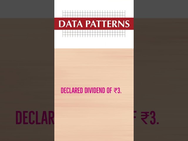 Data patterns dividend