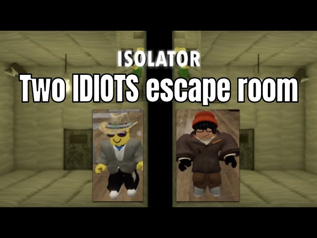 Two IDIOTS got isolated and must escape together | Roblox Isolator