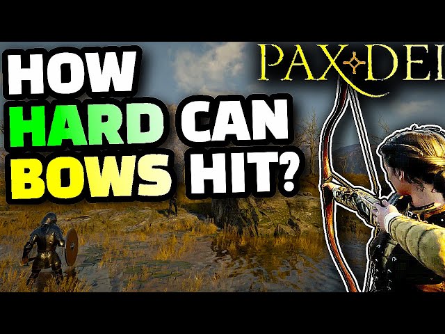 Pax Dei Bow Damage Scaling Explained, Showing Off Damage With Bow Levels, Bow Grades, and Ammo Types