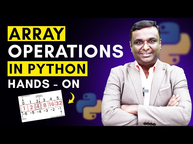 Array Operators in Python Hands On | Python Hub