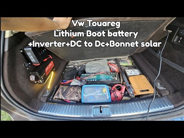 VW Touareg Lithium Boot battery and more