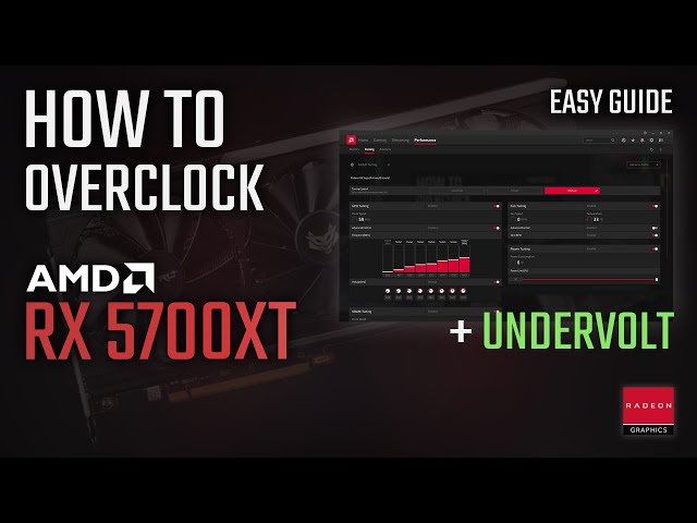 How to OVERCLOCK and UNDERVOLT RX 5700XT | ADRENALIN 2020 Easy Guide, Tutorial