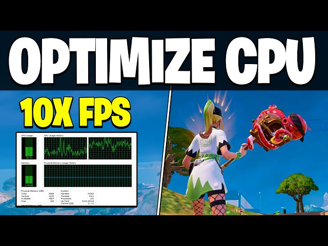 Ultimate CPU Optimization Like a PRO! ✅ (FPS BOOST & 0 DELAY) In Fortnite Chapter 5 Season 3