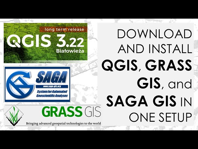 How to Download & Install QGIS / GRASS GIS and SAGA GIS/ Download Plugins for QGIS