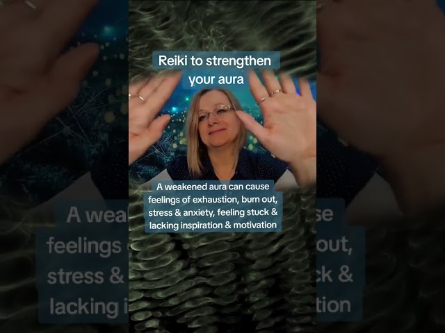 Reiki to strengthen your aura. Asmr quartz crystal healing