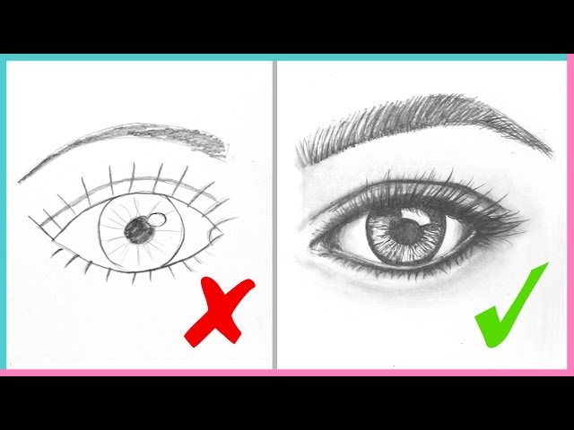 DOs & DON'Ts: How to Draw Realistic Eyes Easy Step by Step | Art Drawing Tutorial
