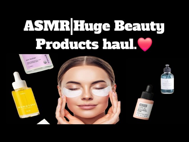 ASMR| Huge Beauty products haul.Let's go shopping with me.