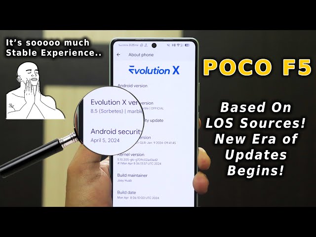 EvolutionX is Back & This time it hits different! POCO F5 [April 2024]🔥😍