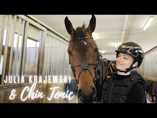 Chin Tonic & Julia Krajewski 🤩 | Wie führt sie die jungen Pferde an die Vielseitigkeit heran? 🤔