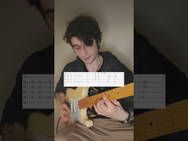 How to play Mood by 24kGoldn on guitar+tabs 🎸 #guitar #guitarcover